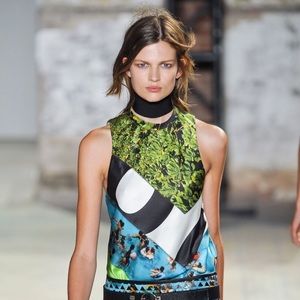 Proenza Schouler bright summer party top